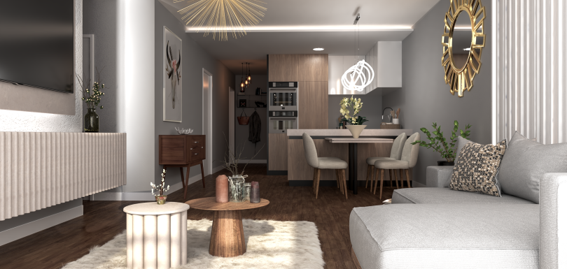 Ricardo Castro salón-cocina